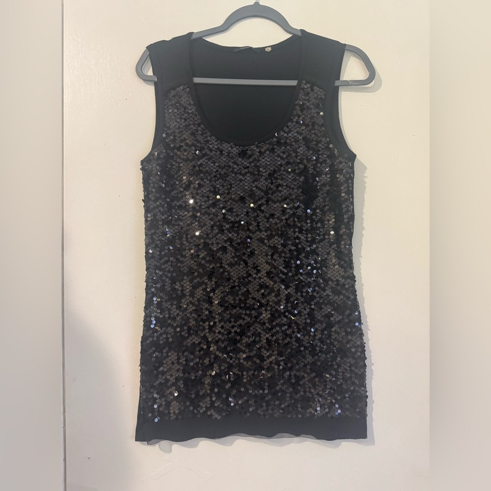 Elie Tahari Black Sleeveless Top